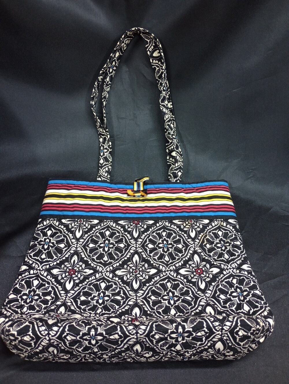 Vera Bradley Barcelona tote hook and loop Bag